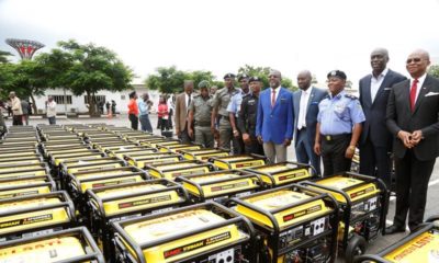 BellaNaija - Governor Ambode donates 120 5KVA Generators to Police in Lagos State