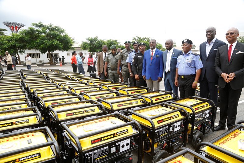 BellaNaija - Governor Ambode donates 120 5KVA Generators to Police in Lagos State