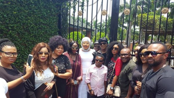 Rita Dominic, Ini Edo, Monalisa Chinda support Eucharia Anunobi at Son's Burial - BellaNaija