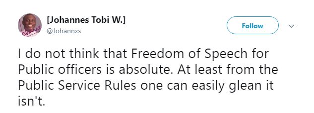 Freedom of speech isn't absolute - Presidential Media Aide - BellaNaija