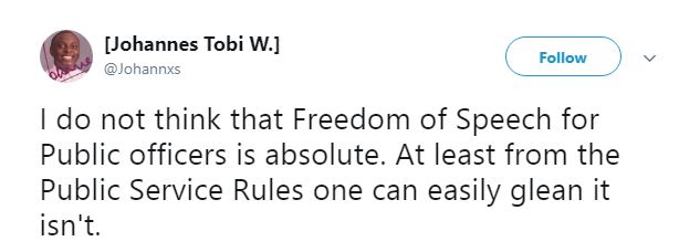 Freedom of speech isn't absolute - Presidential Media Aide - BellaNaija