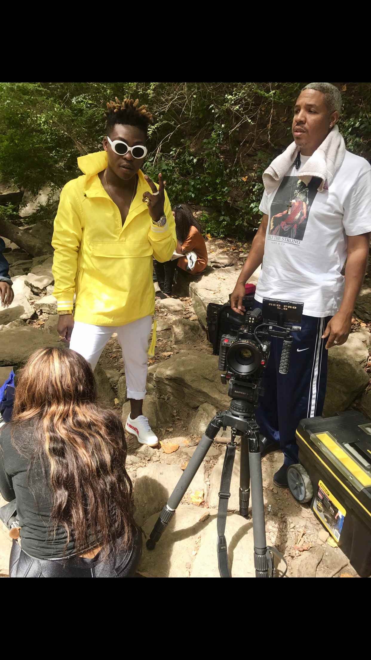 BellaNaija - B.T.S Photos from Reekado Banks' Video Shoot for New Single "Easy (Jeje)"