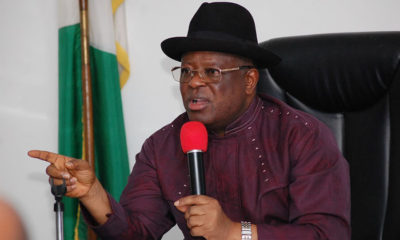 Governor Umahi suspends headmaster, 7 teachers for absenteeism