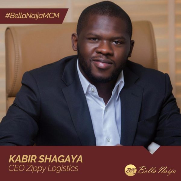 Kabir Shagaya of Zippy Logistics is our #BellaNaijaMCM this Week