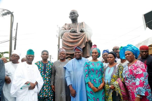 Lagos unveils 20 Feet Statue of Awolowo - BellaNaija