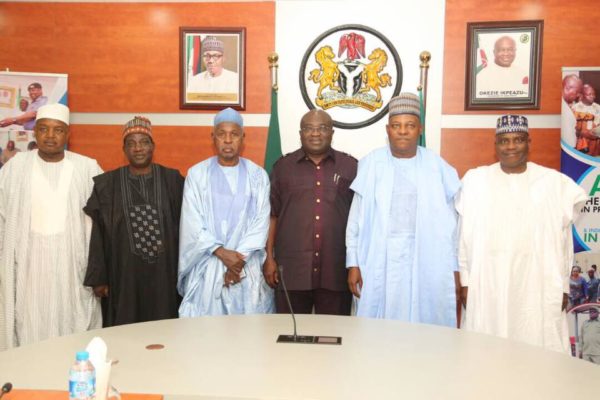 Northern Governors meet with Wike, Ikpeazu - BellaNaija