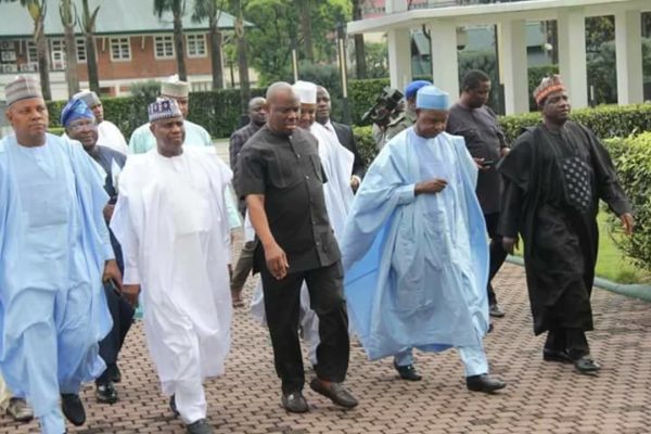 Northern Governors meet with Wike, Ikpeazu - BellaNaija