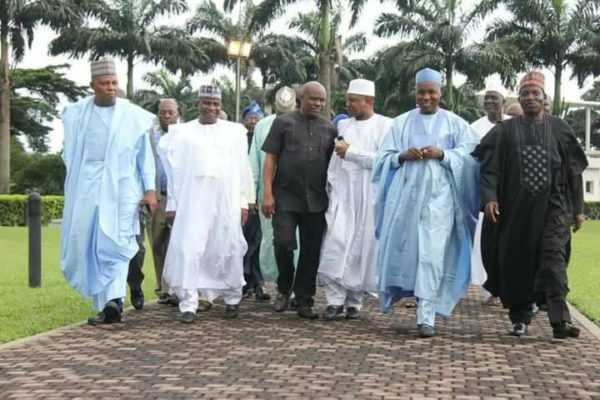 Northern Governors meet with Wike, Ikpeazu - BellaNaija