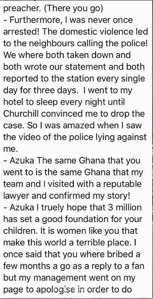 After 7 domestic violence incidences and miscarriages, I curse you today - Tonto Dike to Azuka Ogujiuba - BellaNaija