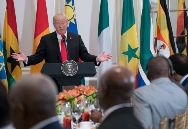 Trump meets with Buhari, other African Leaders - BellaNaija