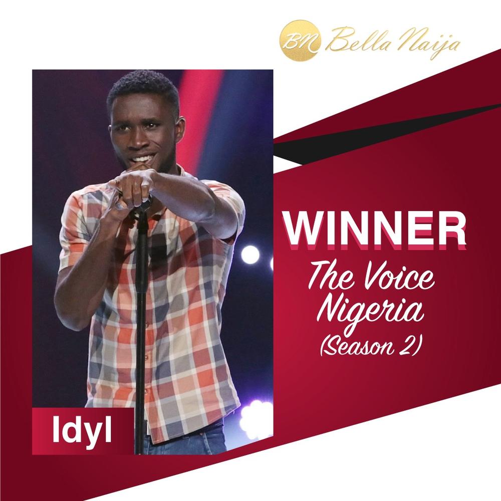 BellaNaija - #TVNFinale: And the winner is... Idyl wins #TheVoiceNigeria Season 2!!! ???