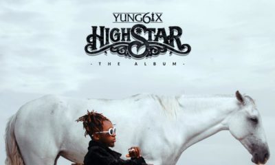 BellaNaija - Yung6ix unveils Cover Art for forthcoming Album "High Star"