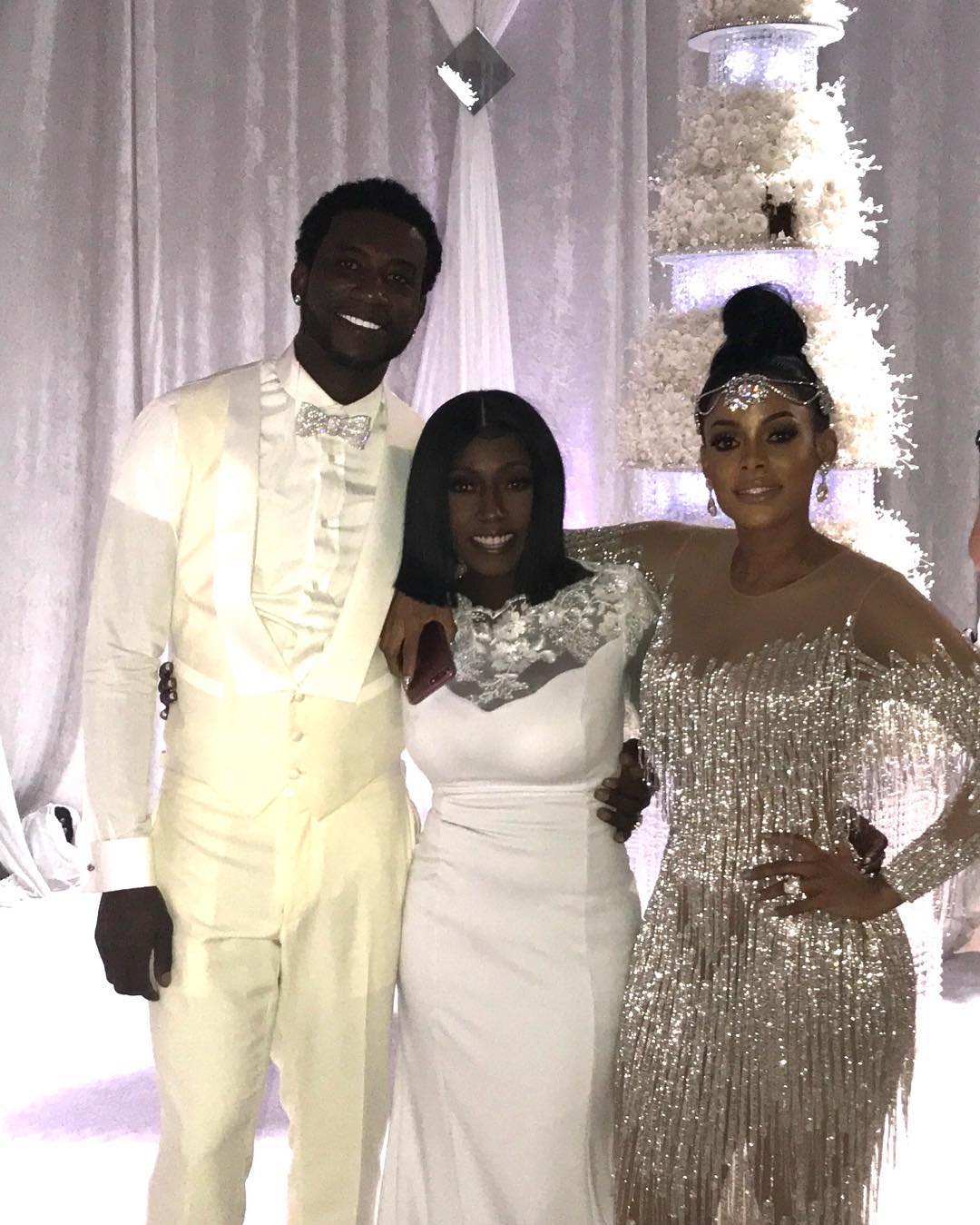 Gucci Mane's Wife Keyshia Ka'oir's Wedding Dress, Bouquet