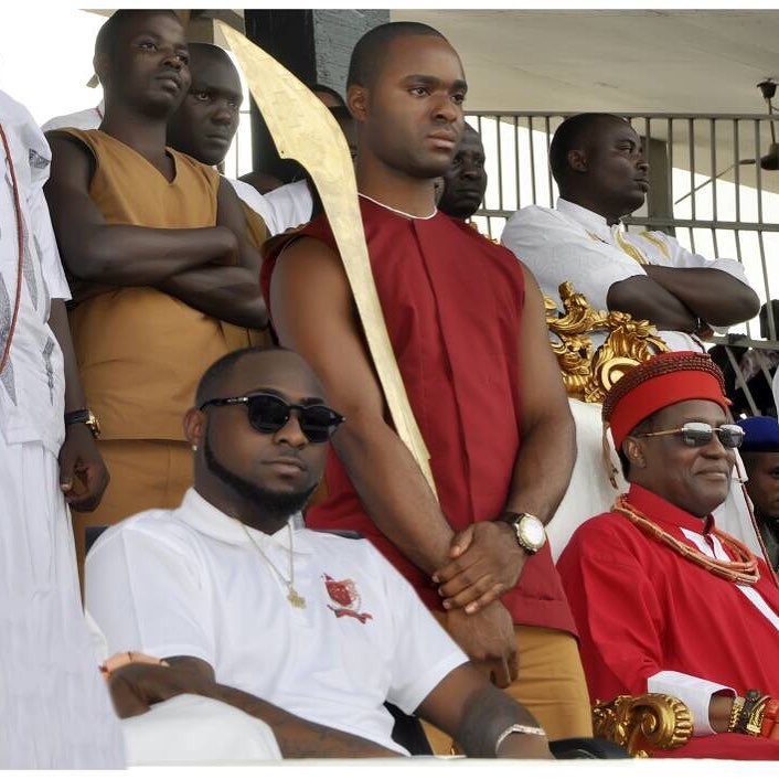 "Mama would loved this one" - Davido on celebrating with King of Benin on his Anniversary