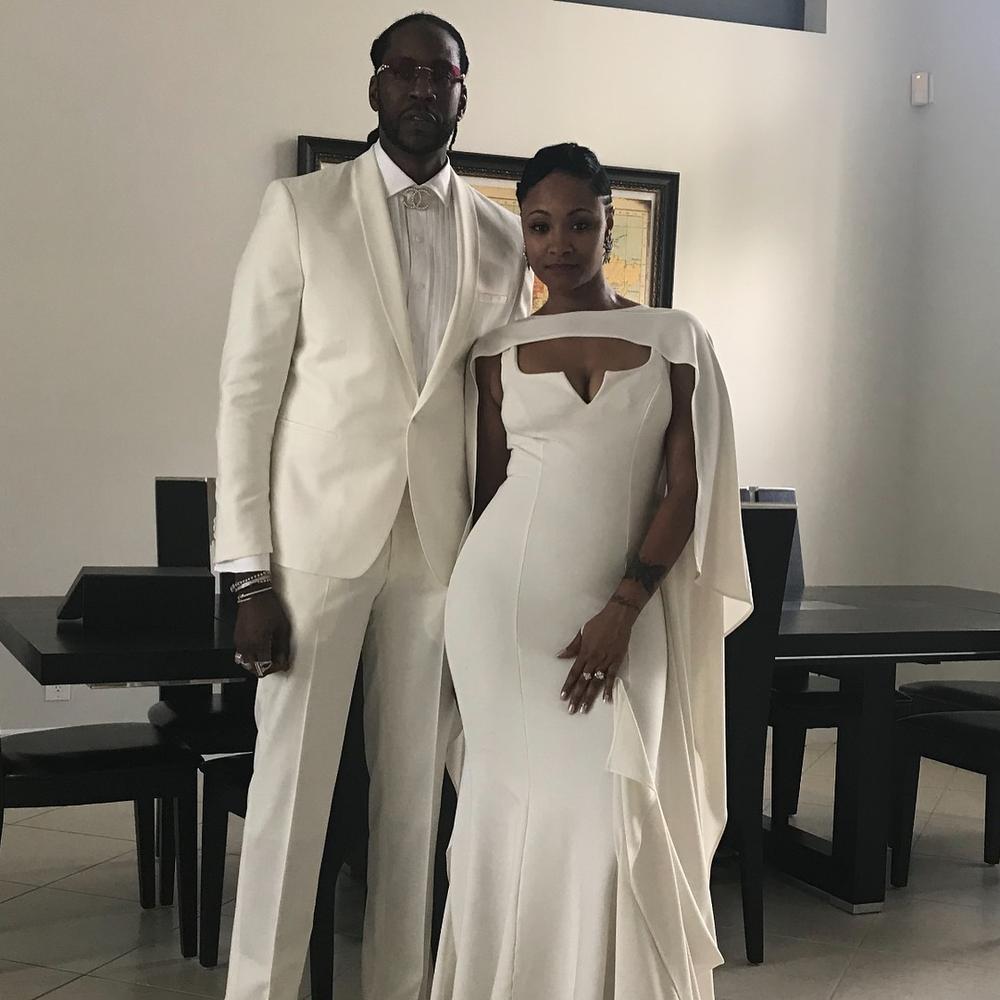 Gucci Mane's Wife Keyshia Ka'oir's Wedding Dress, Bouquet