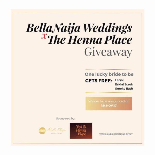 BN Weddings x The Henna Place GIVEAWAY! 1 Bride to Win a Luxury Spa Experience + More