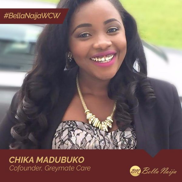 After a sad Personal Experience, Chika Madubuko started Greymate Care to help the Elderly & Vulnerable get in-home Nursing | #BellaNaijaWCW
