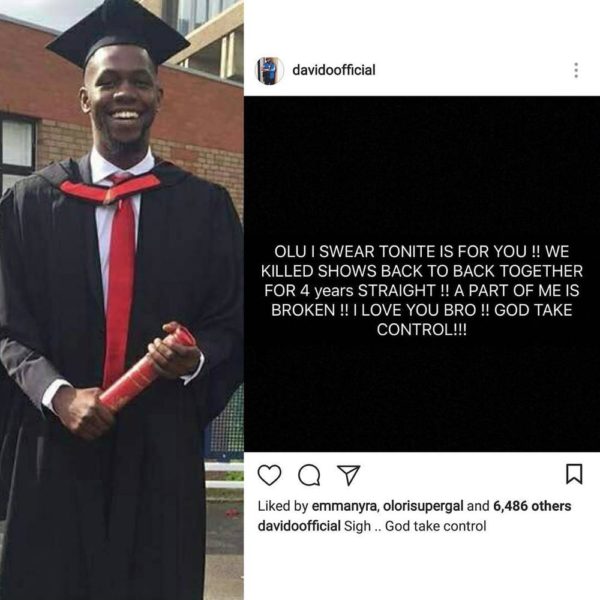 DJ Olu, son of Dapo Abiodun & one of Davido's Disc Jockeys is Dead - BellaNaija