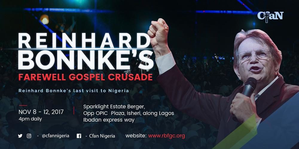 In times of peril there is Peace in Jesus! Don’t miss Reinhard Bonnke's ...