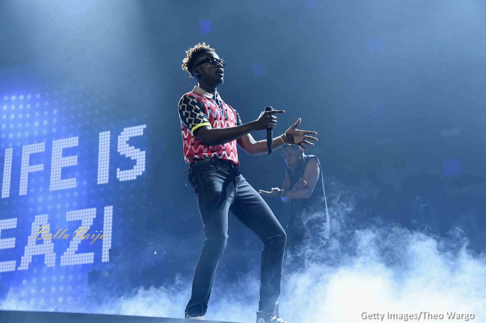 #TidalXBrooklyn: Mr Eazi takes the stage alongside JAY-Z, Chris Brown, Cardi B