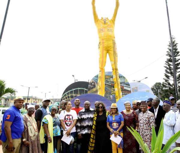 Lagos State unveils Statue in honour of Fela in Ikeja - BellaNaija