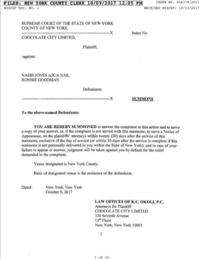 M.I suing Nas to Court to the sum of $1.1 Million - BellaNaija