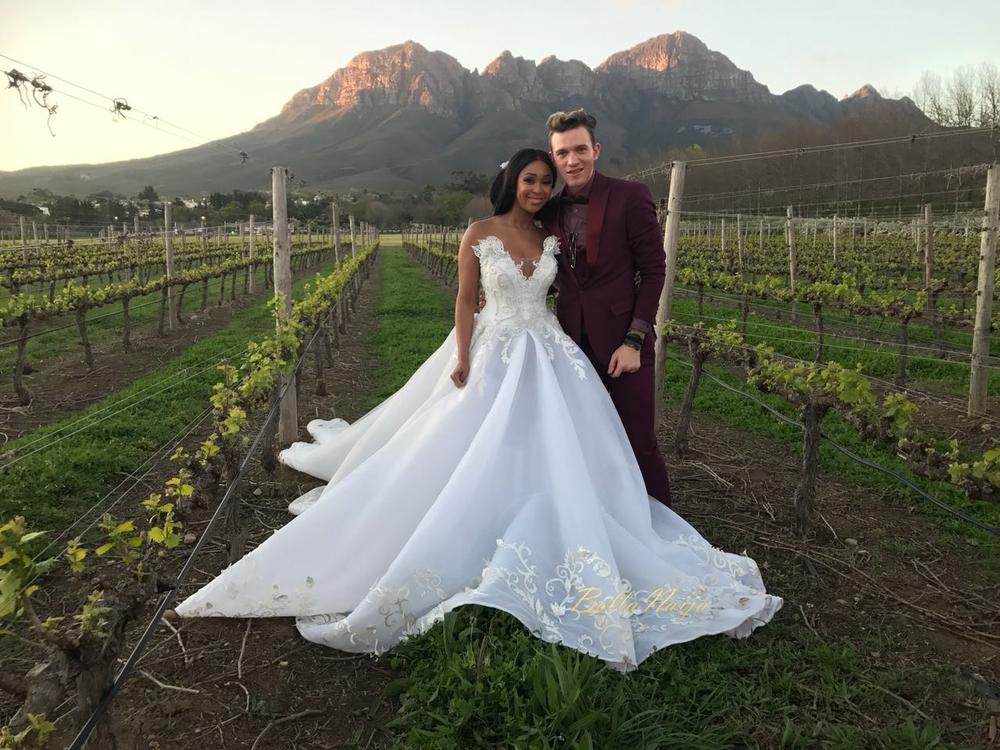 BecomingMrsJones First Look at Minnie Dlamini Quinton Jones Fairytale Wedding BellaNaija