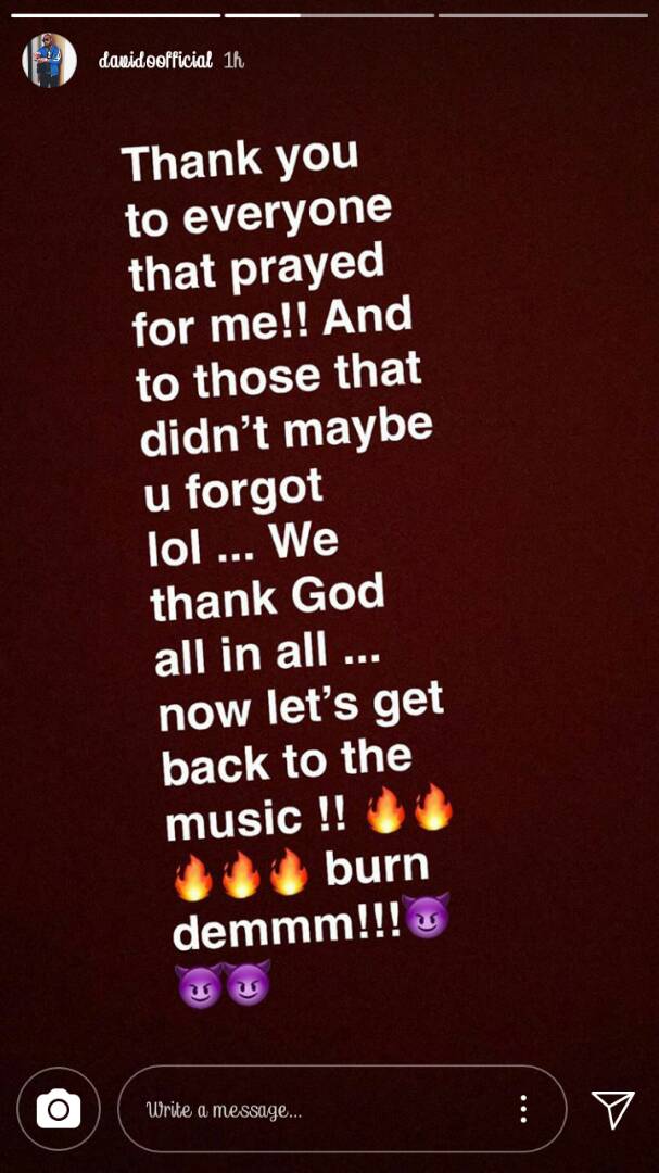 "Let's all be better" - Davido thanks supporters and haters alike