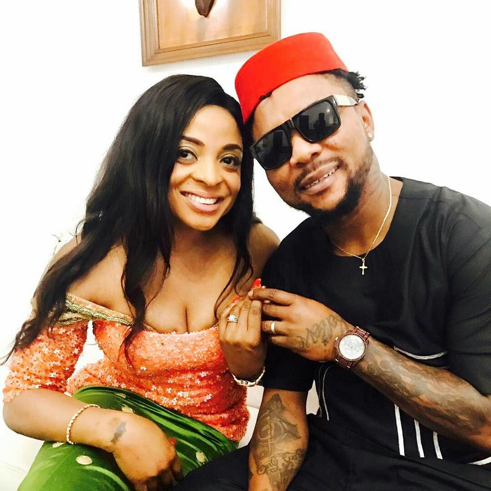 Image result for Oritse Femi and Wife