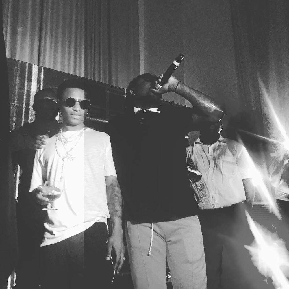 Wale parties with Wizkid, Toolz, M.I in Lagos