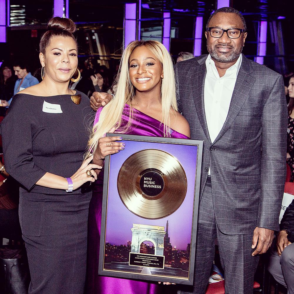 Shining Star!? DJ Cuppy bags Artist Achievement Award from Alma Mater NYU