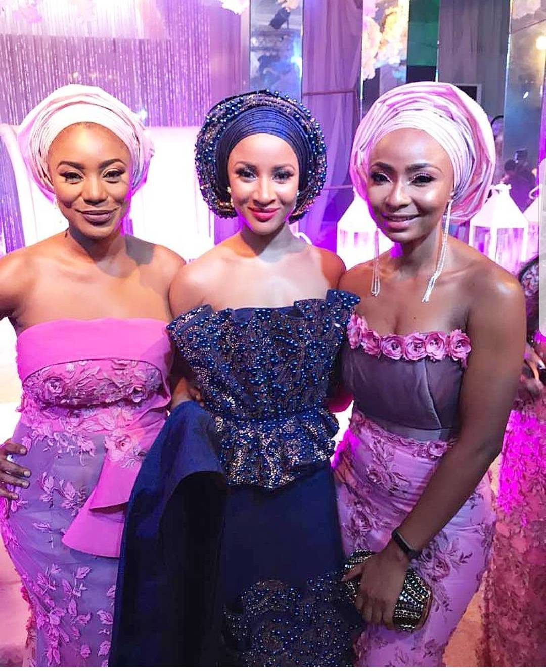 #BAAD2017 Photos from Banky W and Adesua Etomi's traditional wedding