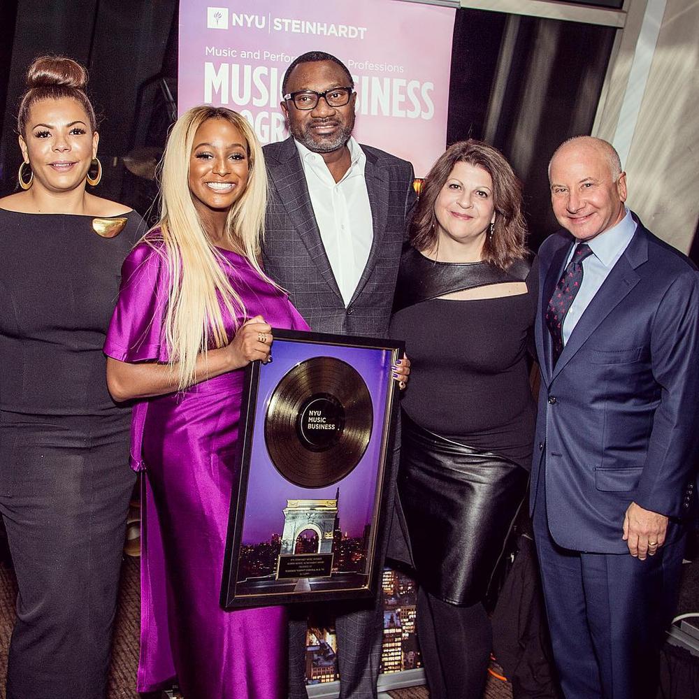 Shining Star!? DJ Cuppy bags Artist Achievement Award from Alma Mater NYU