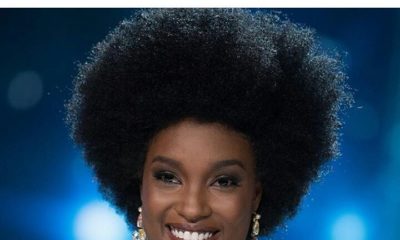 Miss Jamaica Davina Bennett rocked her Natural Afro at the Miss Universe Pageant which the Internet absolutely adores