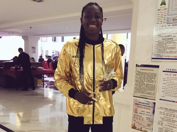 All Gold Everything! Asisat Oshoala wins Best Striker of the Season - BellaNaija