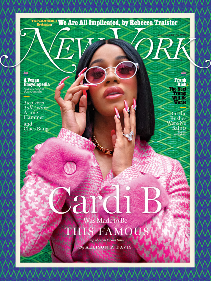 Cardi B discusses Feminism & Carrying Guns as she covers New York Magazine - BellaNaija