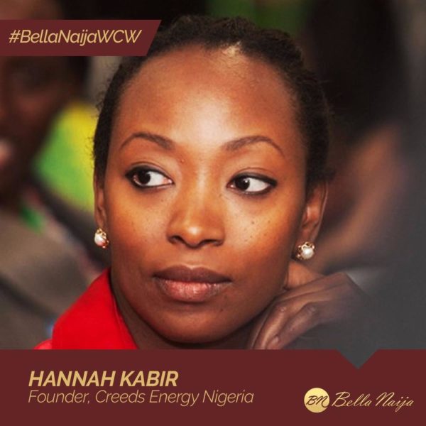 #BellaNaijaWCW: How Hannah Kabir of Creeds Energy is Addressing Electricity Deficit in Nigeria 