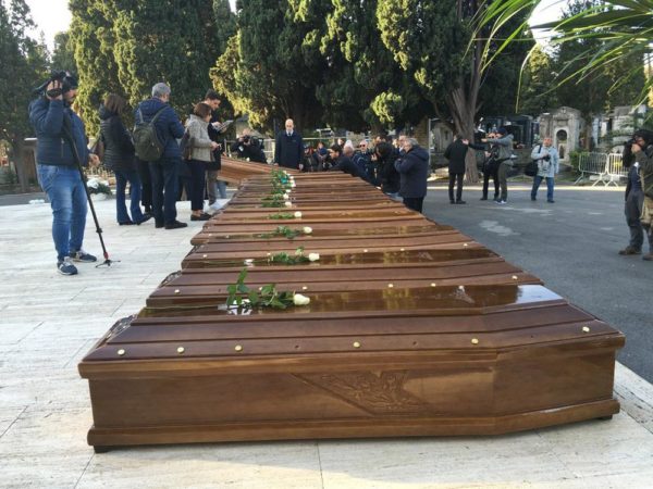 Italy buries 26 Nigerian Girls allegedly murdered at Mediterranean Sea ...