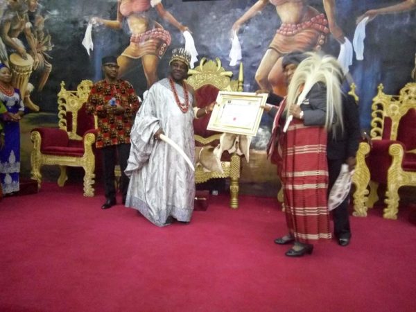 Liberian President Ellen Johnson Sirleaf confered with Chieftancy Title in Imo State - BellaNaija