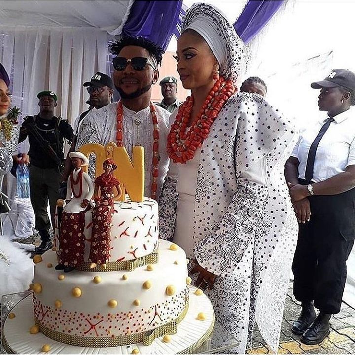 Oritsefemi and Nabila Fash's traditional wedding photos