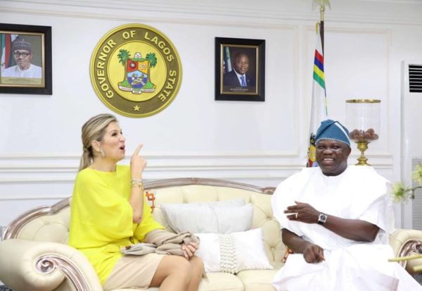 Queen Maxima of Netherlands visits Lagos, Lauds state's Health Policy - BellaNaija