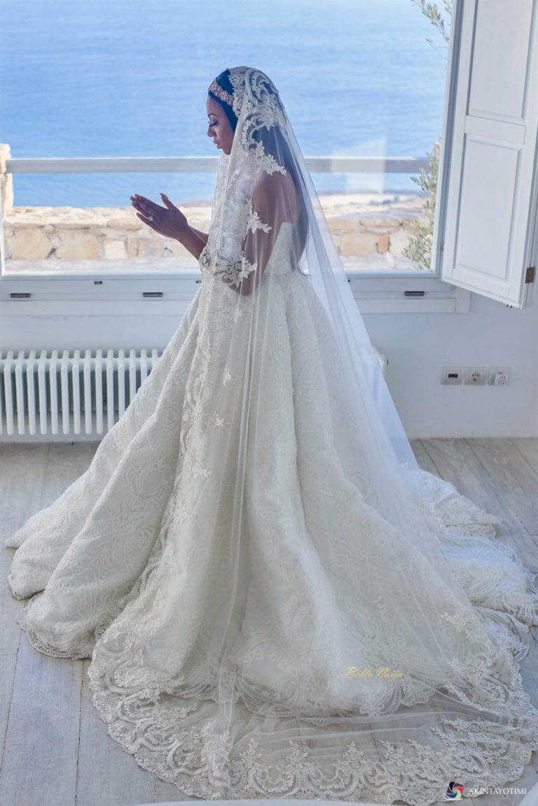 Stephanie Coker & Olumide Aderinokun White Wedding #somykonos17