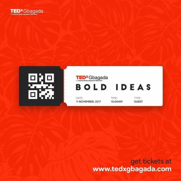 #TEDxGbagada Presents "Bold Ideas" - A Celebration of Ingenuity | November 11th