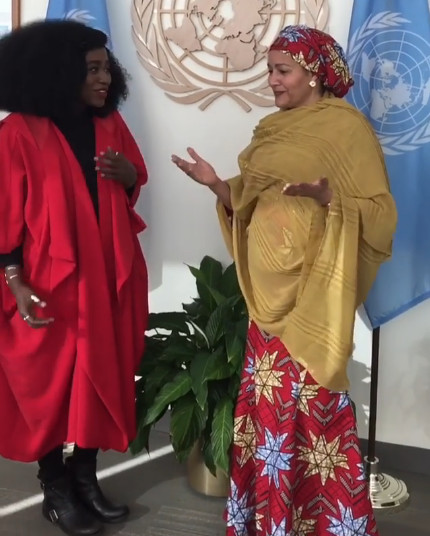 TY Bello meets with UN Deputy Secretary General Amina Mohammed - BellaNaija