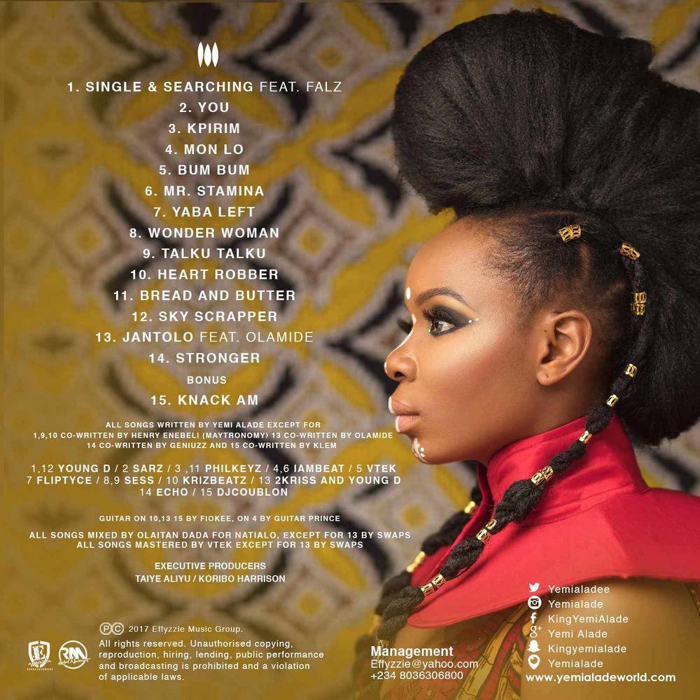 Yemi Alade looks fierce of the Cover of Forthcoming Album "Black Magic" | View Full Tracklist