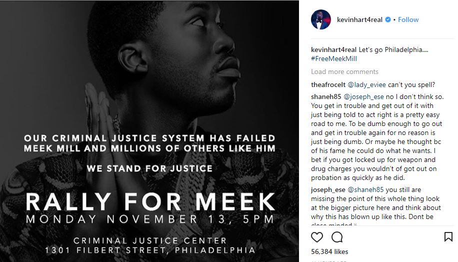 #Rally4Meek: Wale, Kevin Hart to join protest against Meek Mill incarceration