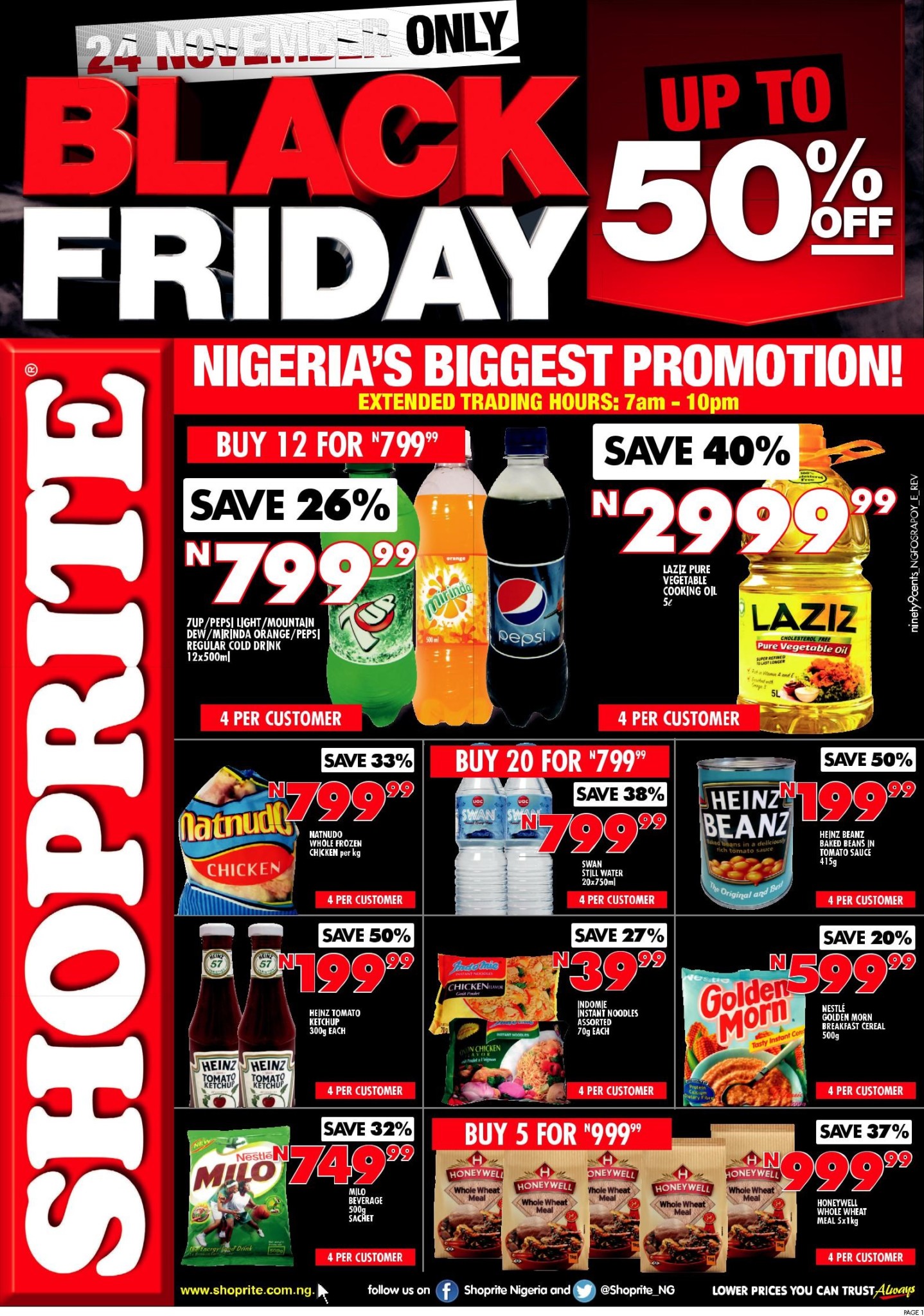 SHOPRITE this Black Friday! Get up to 50% Discount on Amazing Deals - Who Has Black Friday Catering Deals