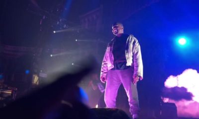 Kanye West makes first apperance in over a Year at Kid Cudi concert | WATCH