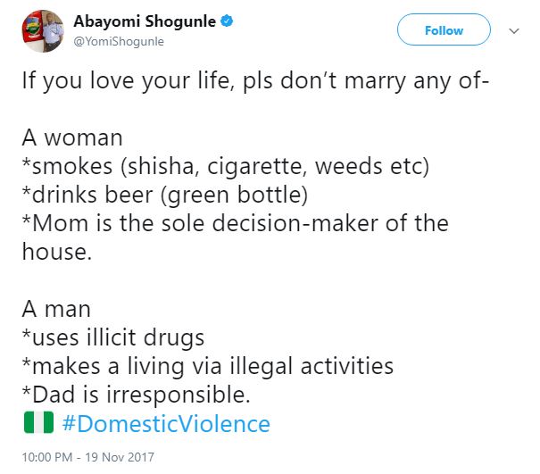 ACP Yomi Shogunle's Tweet on #DomesticViolence is causing mixed reactions