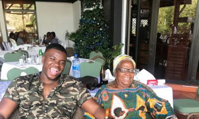 No Place like Home!❤ Michael Dapaah spends time with his Nana in Ghana after 9 years away